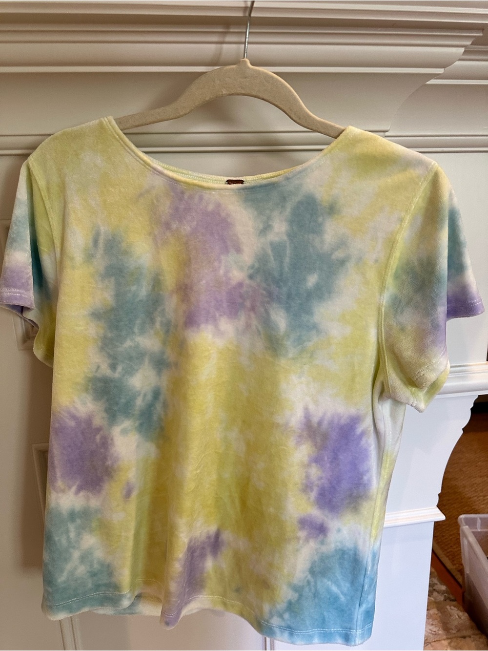 Free people velvet t shirt